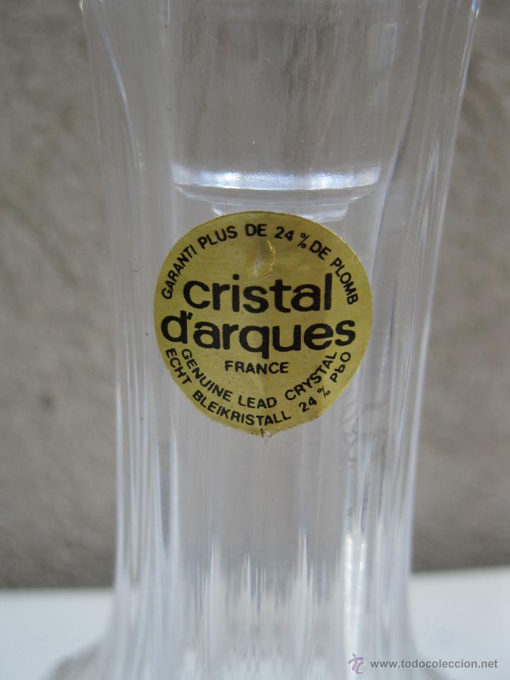 Vintage: BOTELLA LICORERA DE CRISTAL DARQUES. - Foto 2
