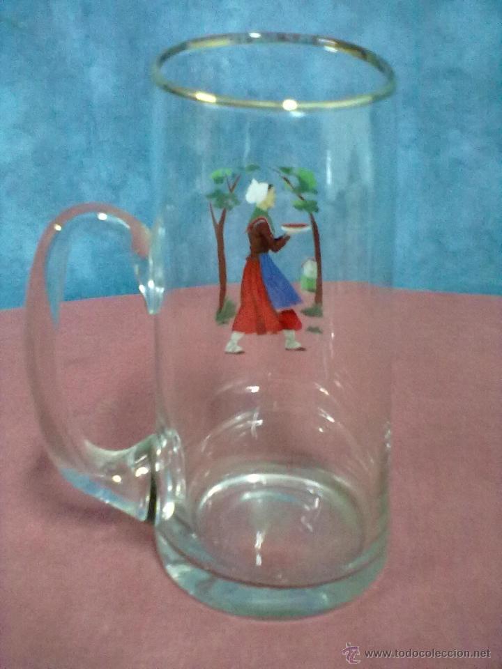 Vintage: JARRA CRISTAL DECORADO A MANO - Foto 2