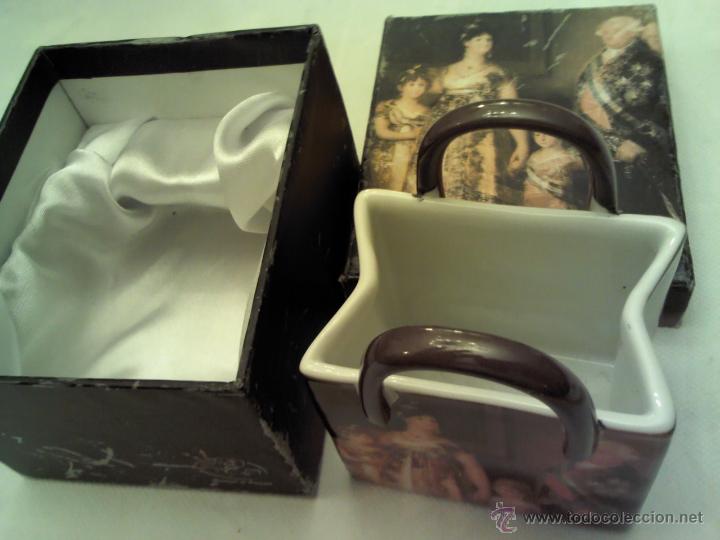 Vintage: PORCELANA DISE&Ntilde;O DE GIORDANO DI PONZANO,CUADRO DE GOYA , EN SU CAJA, MUY CURIOSO