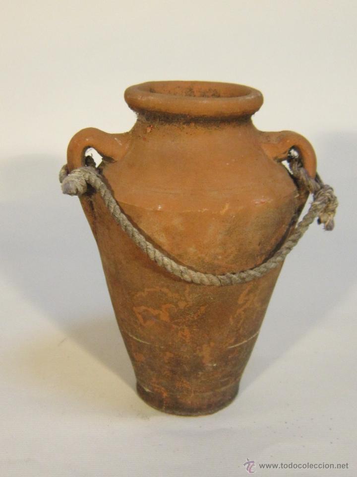 Vintage: jarra peque&ntilde;a de ceramica el doncel - guadalajara