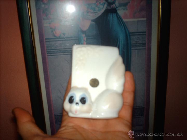 Vintage: figura de gato en porcelana joanco ponferrada