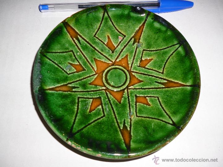Vintage: PEQUE&Ntilde;O PLATO CER&Aacute;MICA G&Oacute;NGORA/&Uuml;BEDA