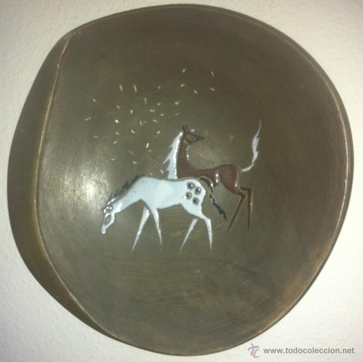 Vintage: Cuadro o centro de mesa vintage a&ntilde;os 50 de ceramica, mid century, retro industrial, kitsch, perfecto