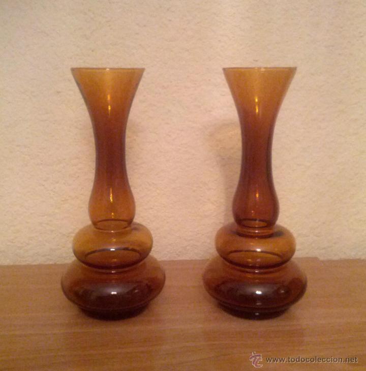 Vintage: Lote de Jarrones Ambar - Foto 1