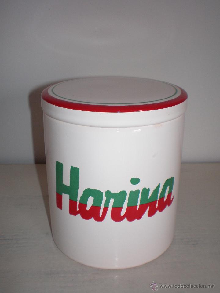 Vintage: BOTE PORCELANA HARINA VINTAGE