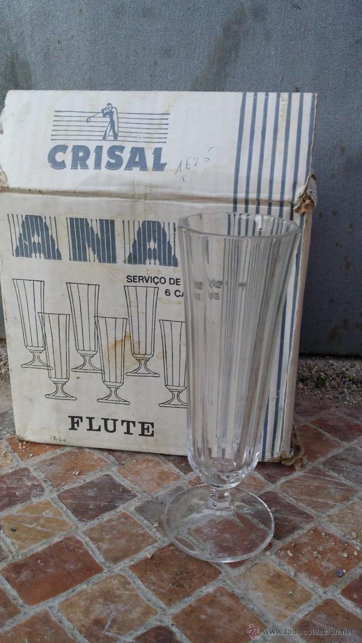Vintage: precioso juego de 6 copas , a estrenar