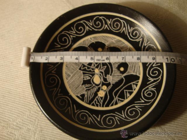 Vintage: PLATO DECORADO, REALIZADO EN TERRACOTA