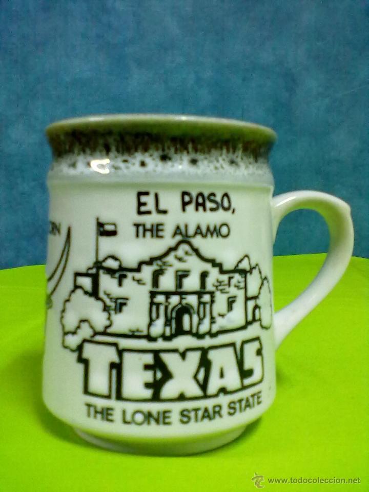 Vintage: EL PASO TEXAS TAZA CERAMICA
