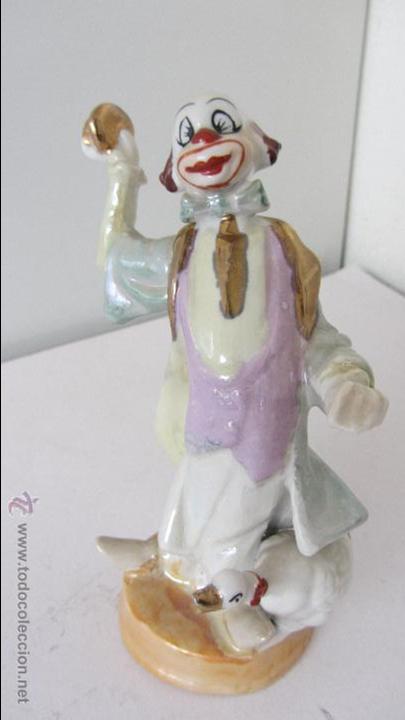 Vintage: PAYASO DE PORCELANA , COLORES