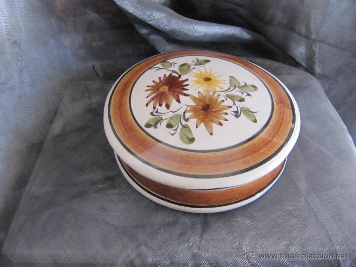 Vintage: JOYERO A&Ntilde;OS 70 PINTADO FLORECILLAS