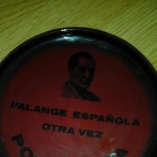 Vintage: PLATO PORCELAMICO - FALANGE ESPAÑOLA - OTRA VEZ POR ESPAÑA. Lote 48600439
