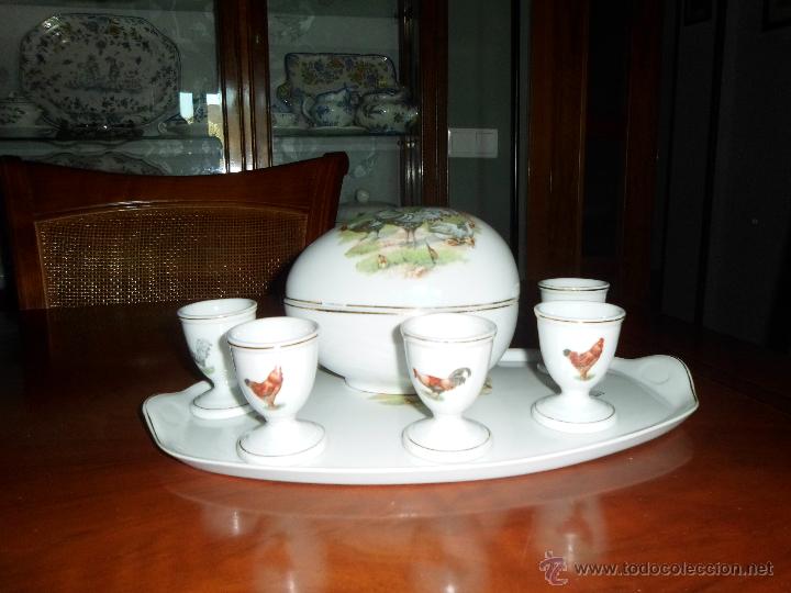 Vintage: conjunto de hueveras ingl&eacute;s - Foto 1