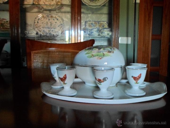 Vintage: conjunto de hueveras ingl&eacute;s - Foto 4