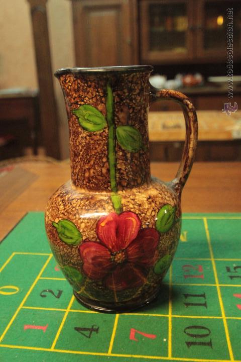 Vintage: JARRA DE CER&Aacute;MICA - MARVENTI - 22CM - CER&Aacute;MICA ARTESANA -REF3500-