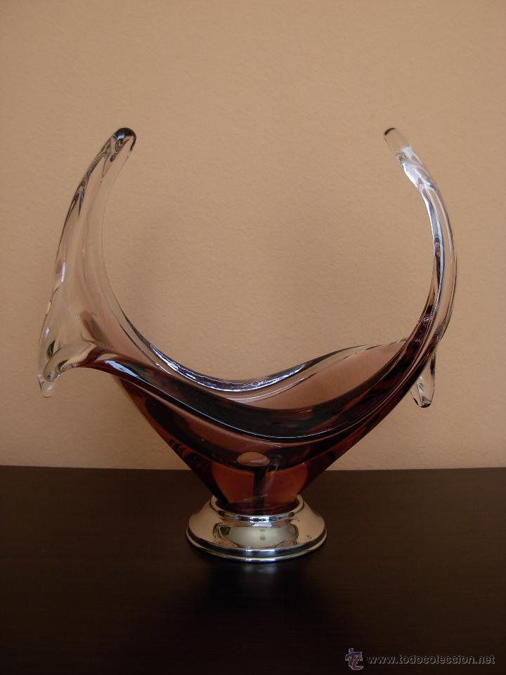 Vintage: Peque&ntilde;o centro de mesa de cristal - Foto 1