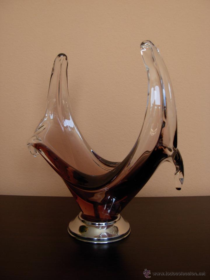 Vintage: Peque&ntilde;o centro de mesa de cristal - Foto 2
