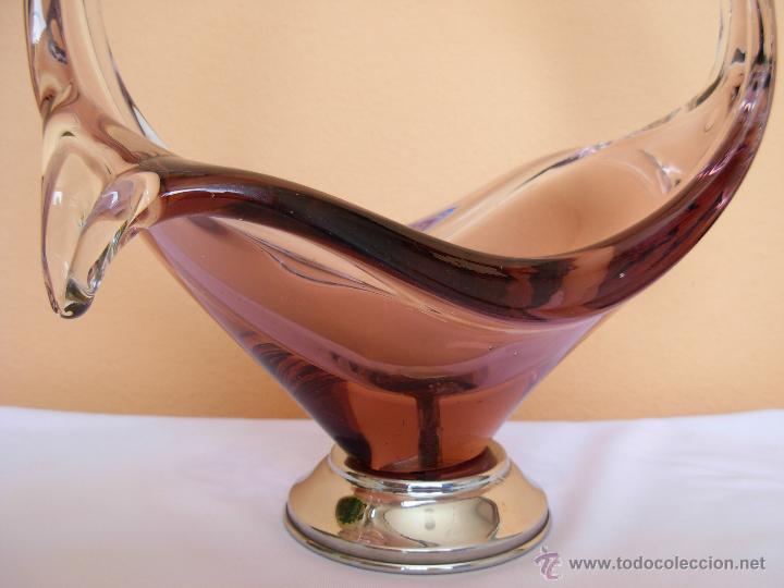 Vintage: Peque&ntilde;o centro de mesa de cristal - Foto 5