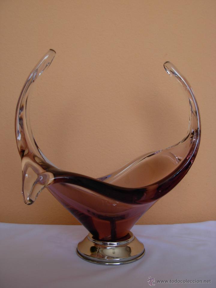 Vintage: Peque&ntilde;o centro de mesa de cristal - Foto 6