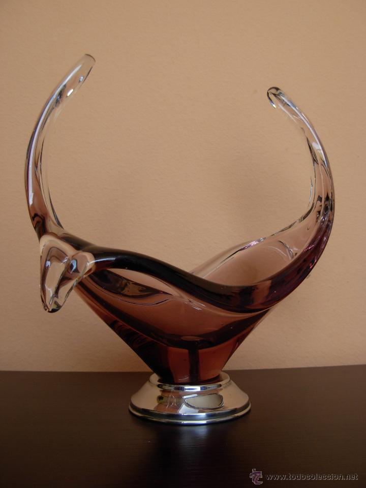 Vintage: Peque&ntilde;o centro de mesa de cristal - Foto 8