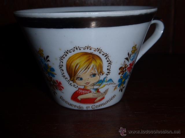 Vintage: TAZA DE PORCELANA, RECUERDO DE MI PRIMERA COMUNION.