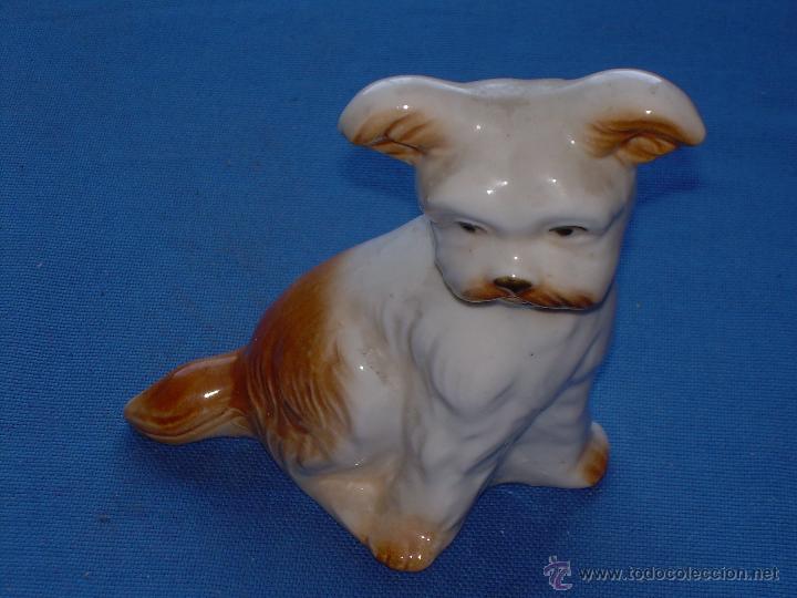 Vintage: PERRO - PERRITO - PORCELANA DE LOS A&Ntilde;OS 80 - ALTURA 11 CM