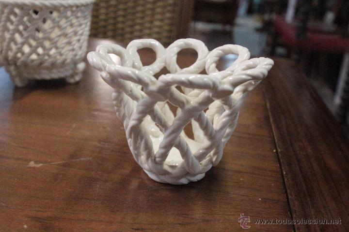 Vintage: centro de mesa o cubreflorero en porcelana