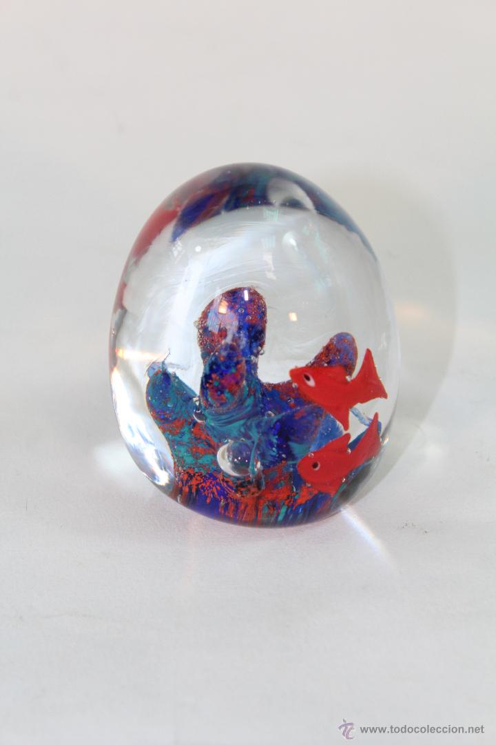 Vintage: PISAPAPELES EN CRISTAL - Foto 1