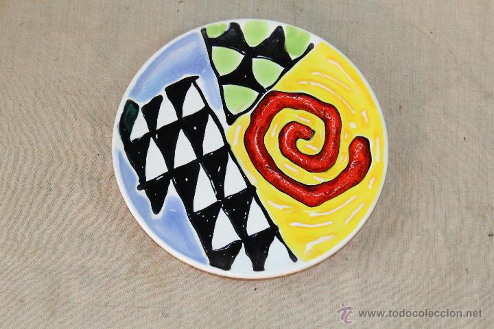 Vintage: plato en ceramica de pascuale sorrentino