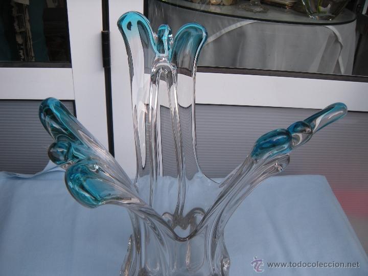 Vintage: CENTRO JARR&Oacute;N EN CRISTAL DE MURANO. - Foto 3
