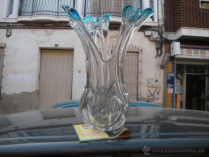 Vintage: CENTRO JARR&Oacute;N EN CRISTAL DE MURANO. - Foto 5