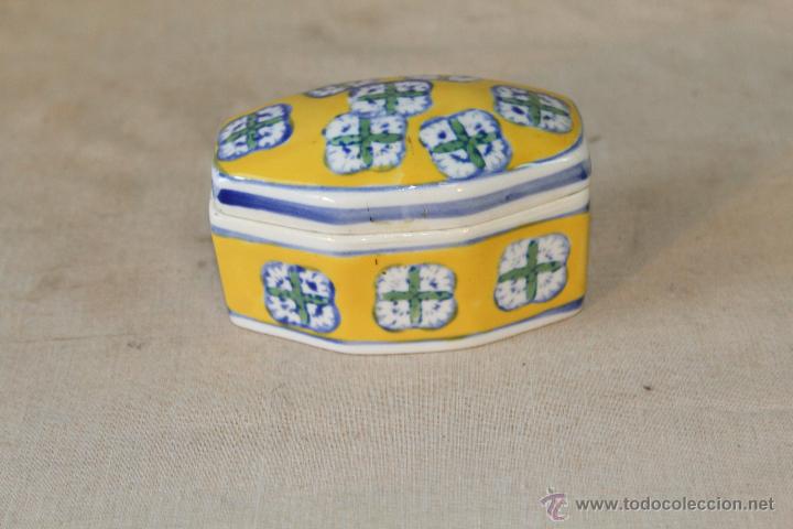 Vintage: caja-joyero en ceramica