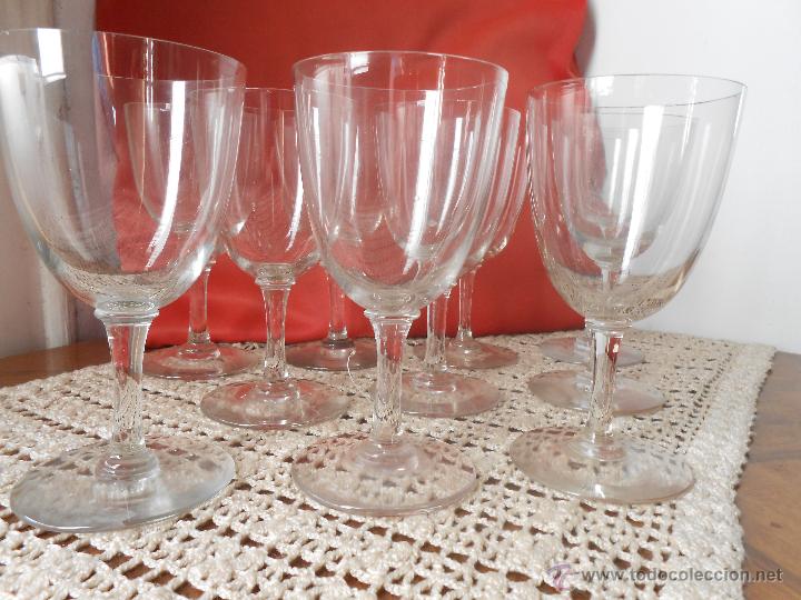 Vintage: 10  COPAS   DE   CRISTAL - Foto 3