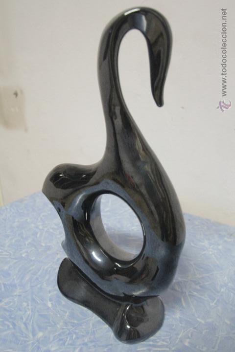Vintage: Figura de porcelana en forma de cisne, vintage