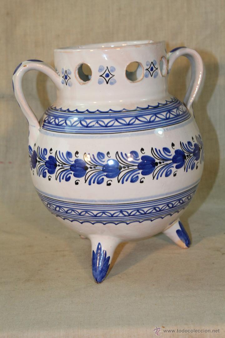 Vintage: POTE EN CERAMICA CON SELLO EN BASE
