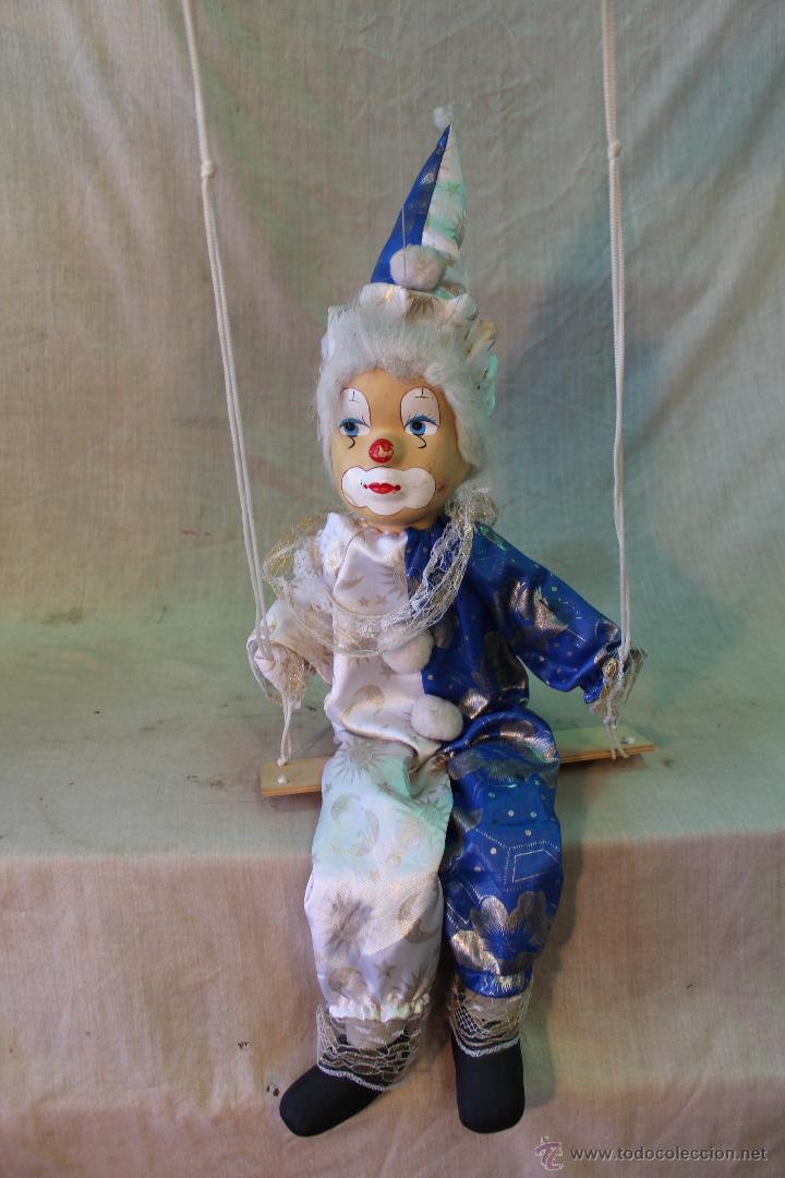 Vintage: PAYASO DE TELA Y CERAMICA