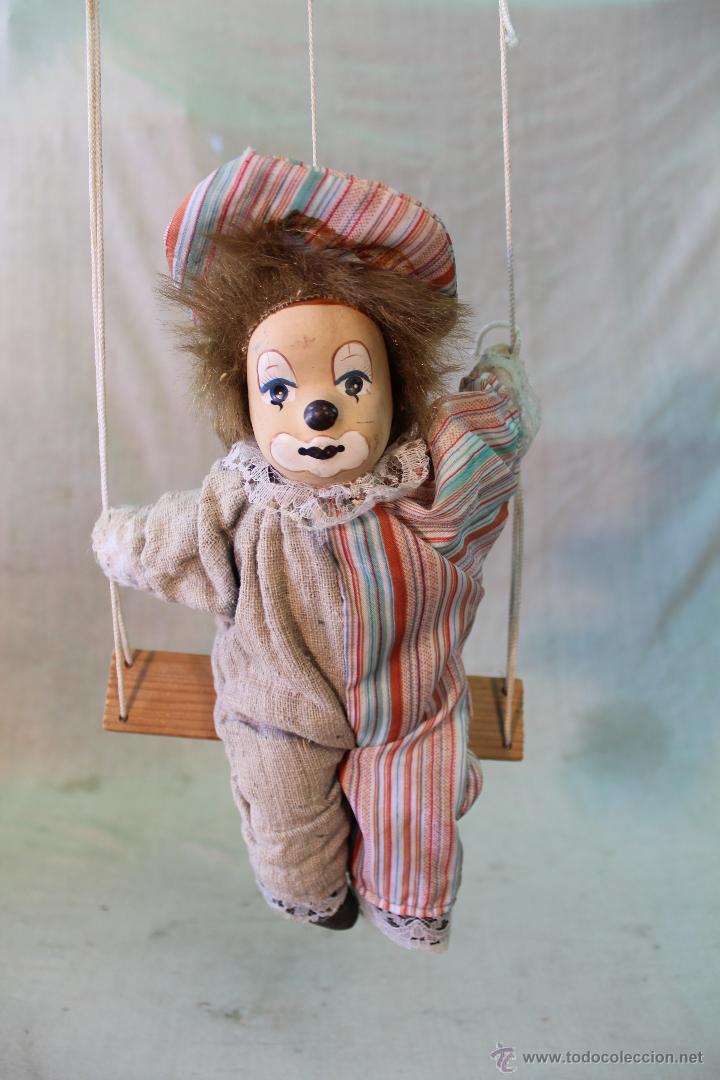 Vintage: PAYASO DE TELA Y CERAMICA