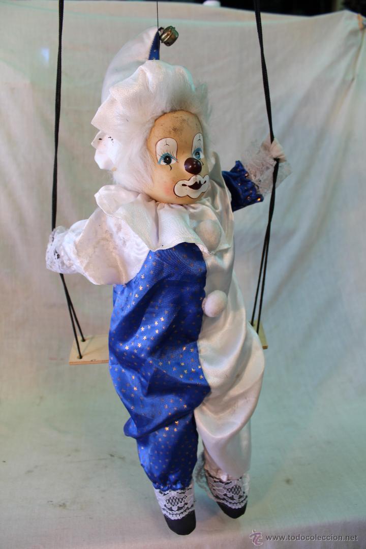 Vintage: PAYASO DE TELA Y CERAMICA
