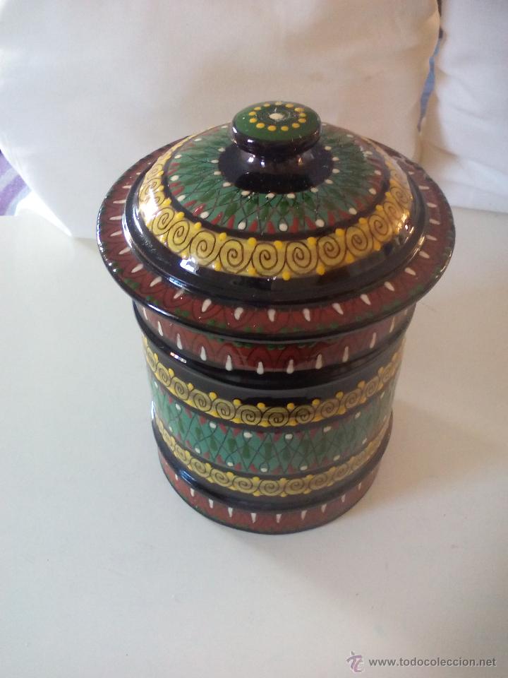Vintage: Vasija, bote o jarr&oacute;n de cer&aacute;mica, hecho a mano por el ceramista W. Aebi en Hasle-R&uuml;egsau Suiza