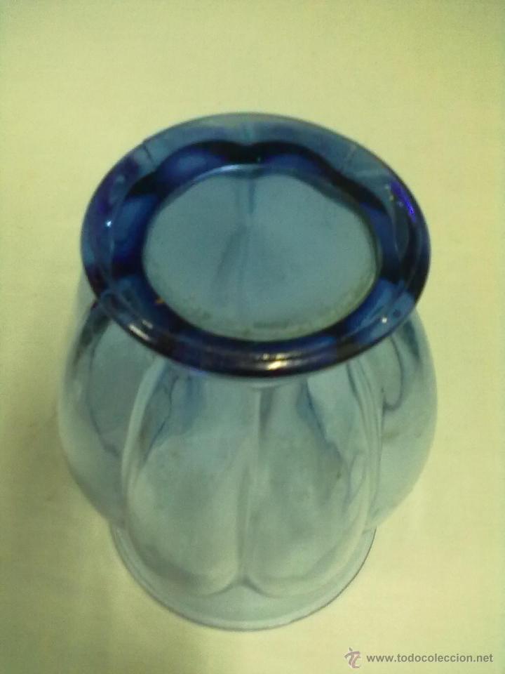 Vintage: JARRON CRISTAL AZUL - Foto 3