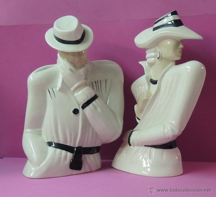 Vintage: Pareja de figuras de porcelana n&ordm; 1418