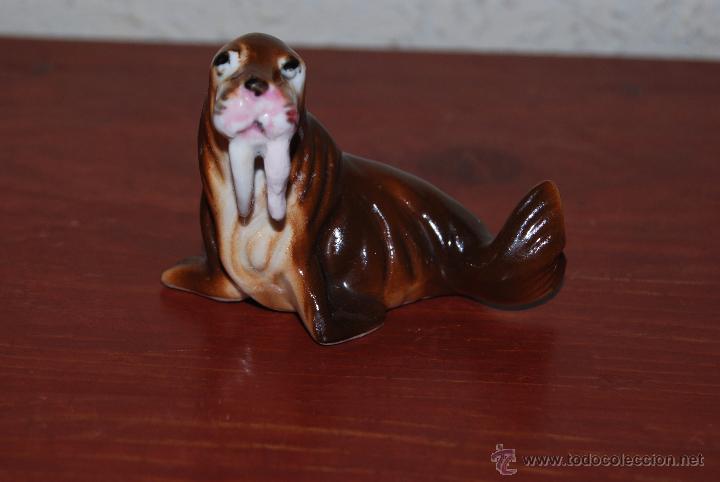 Vintage: FIGURA DE PORCELANA - MORSA - FOCA
