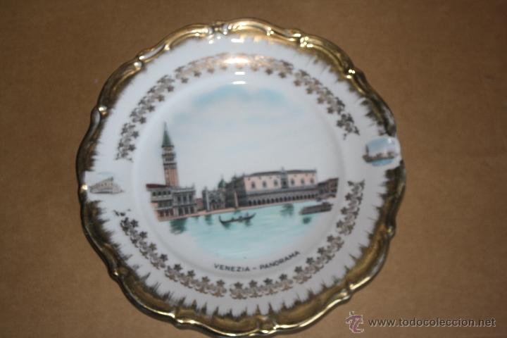 Vintage: Plato cer&aacute;mico de VENEZIA.