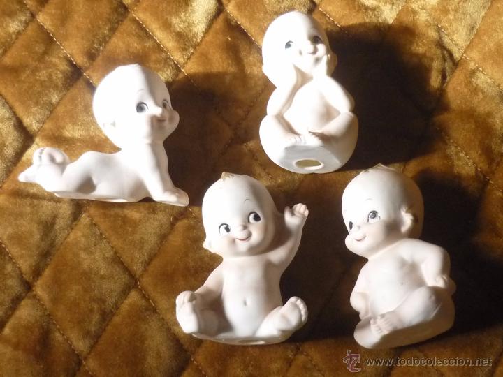Vintage: Cuatro mu&ntilde;equitos de biscuit - Foto 2