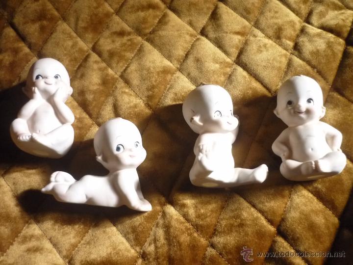 Vintage: Cuatro mu&ntilde;equitos de biscuit - Foto 3