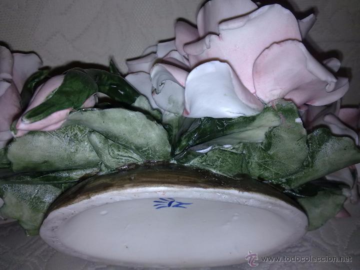 Vintage: Centro de rosas de Capodimonte - Foto 9
