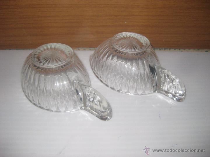 Vintage: 2 Salseras Servicio Cristal. - Foto 2