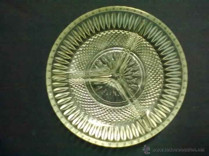 Vintage: PLATO APERITIVOS CRISTAL - Foto 1