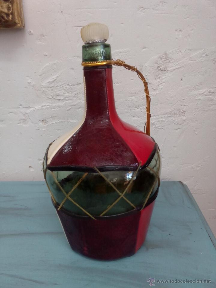 Vintage: Botella revestida - Foto 1