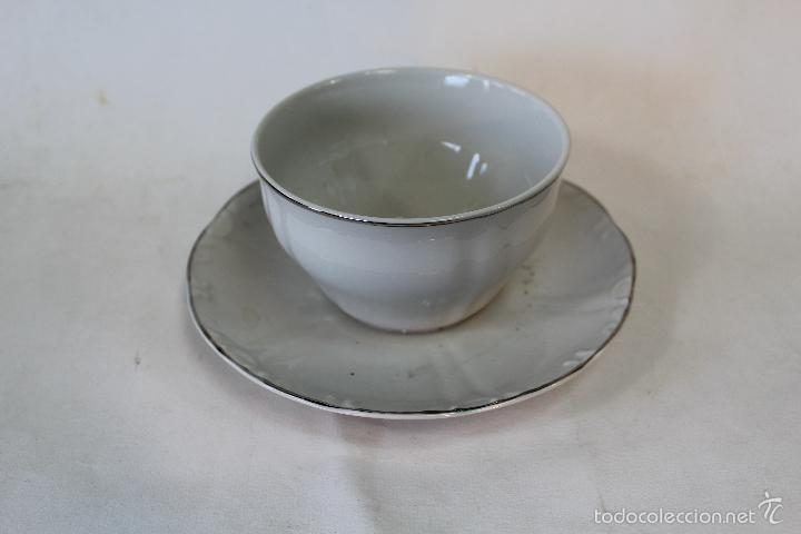 Vintage: SALSERA EN PORCELANA DE LEY