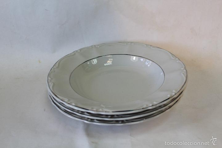 Vintage: 3 FUENTES EN PORCELANA DE LEY